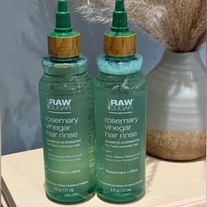 Raw Sugar Rosemary Vinegar Hair Rinse - Green